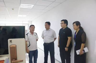 沧州高新区管委会工委副书记张前锋一行到访启迪之星(沧州)孵化基地